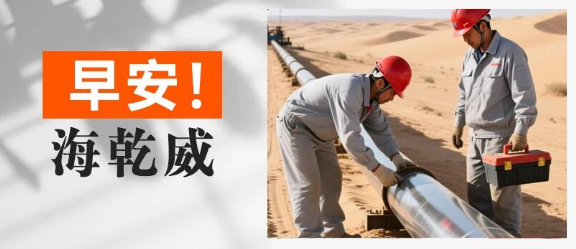早安！海乾威丨海乾威钢管，纵贯大漠【2025年9月22日】    