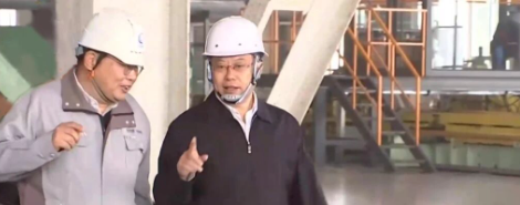 河北省省长王正谱在海乾威公司调研    