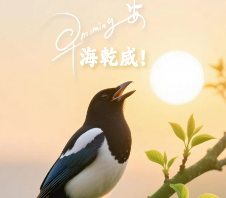 早安！海乾威丨喜鹊报晓，朝阳伴你~【2025年11月20】    